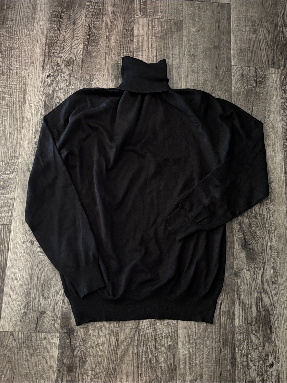 Unbranded Turtleneck Sweater - Black - Size Large